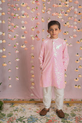 Pink patakha kurta set